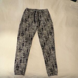 Zanerobe Black and Gray Textured Joggers